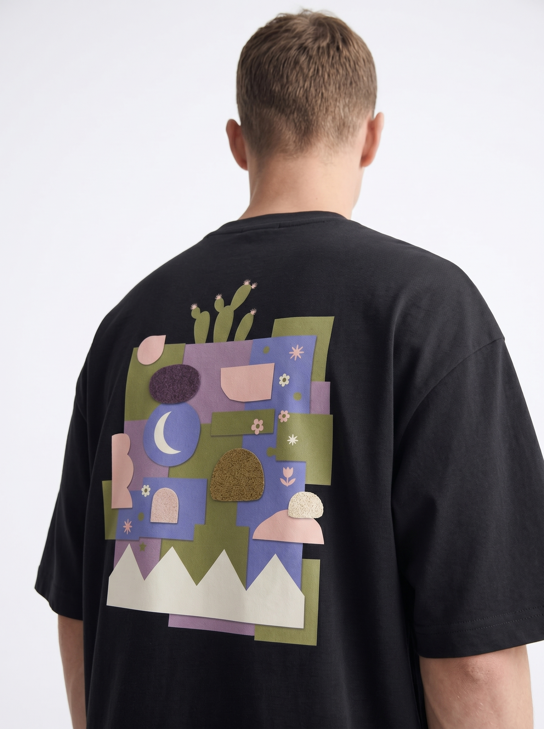 OVERSIZED TEE - Blanco Plaza