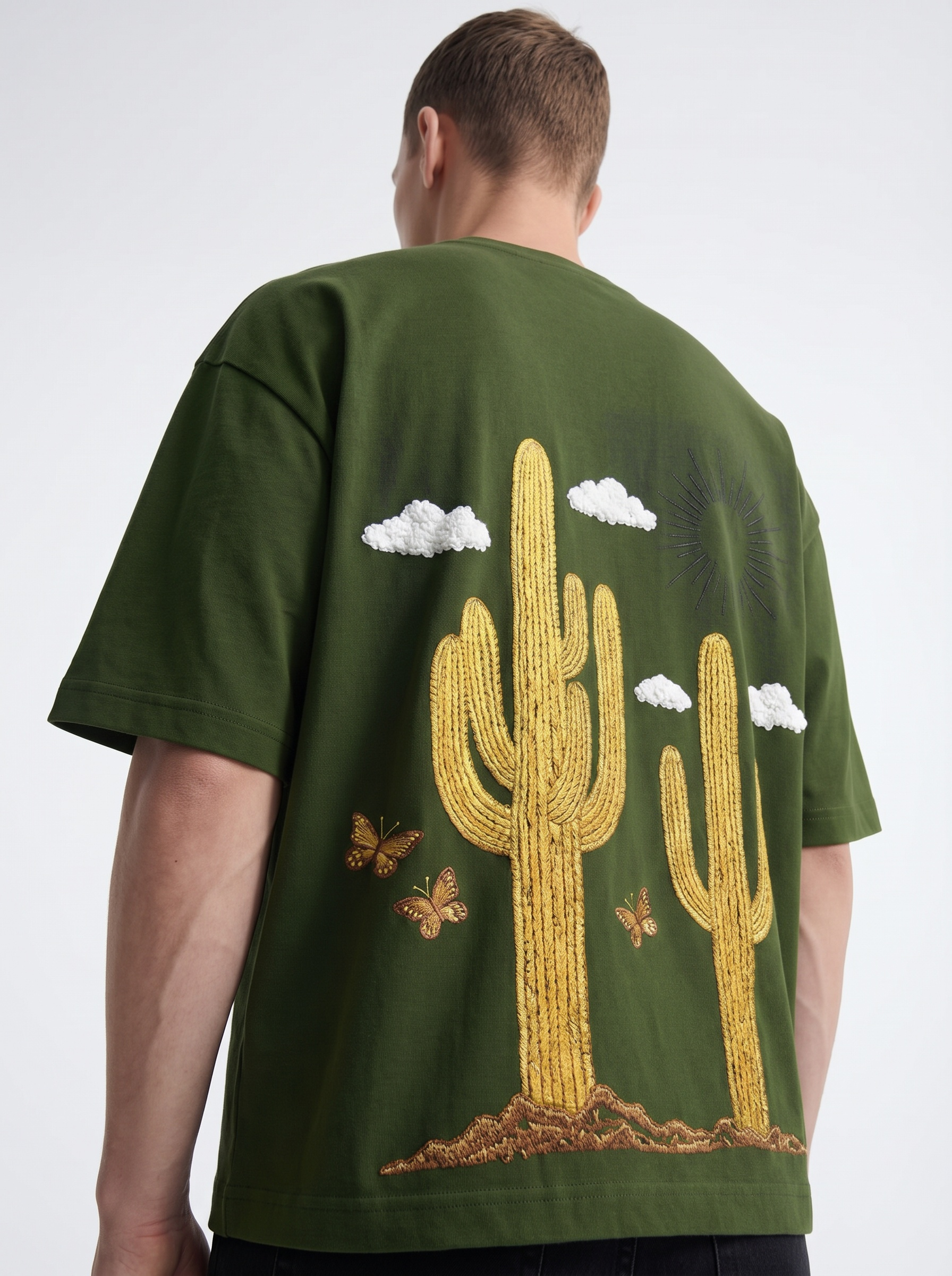 OVERSIZED TEE - Sahara