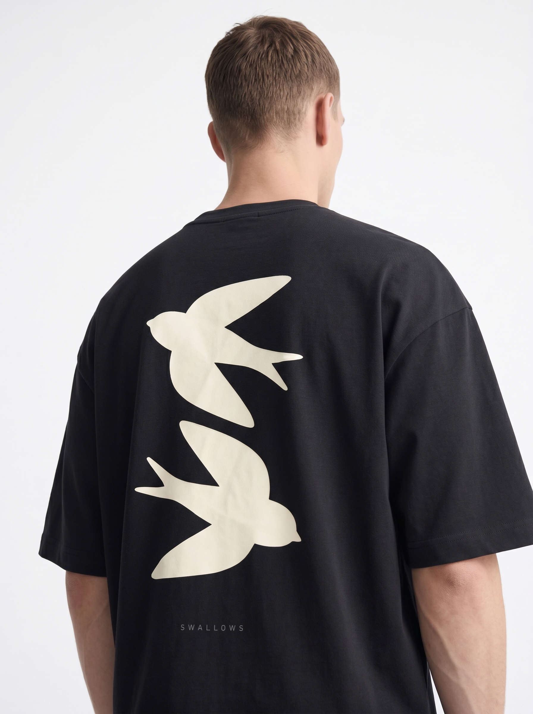 OVERSIZED TEE - Swallows