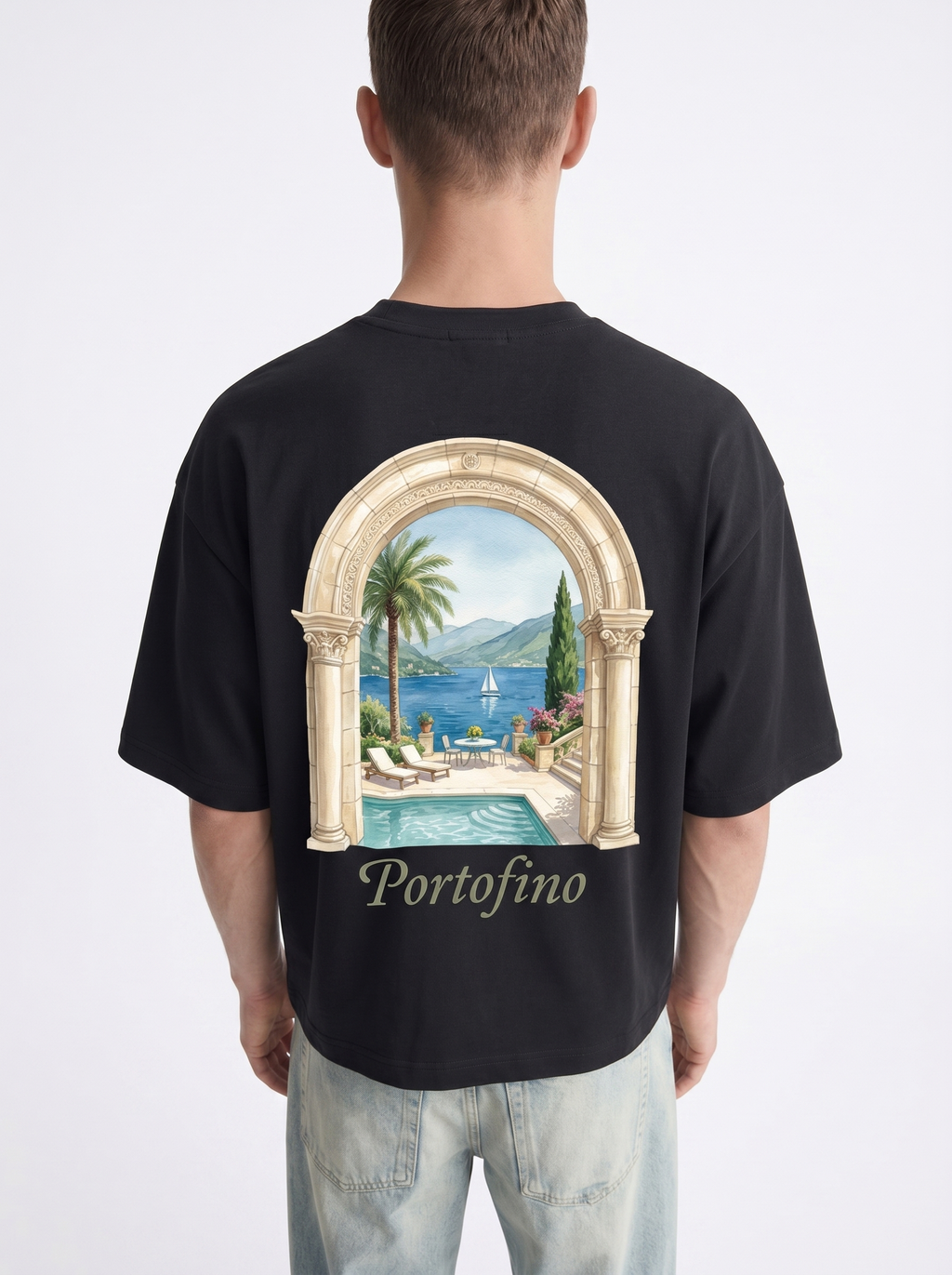OVERSIZED TEE - Portofino Escape