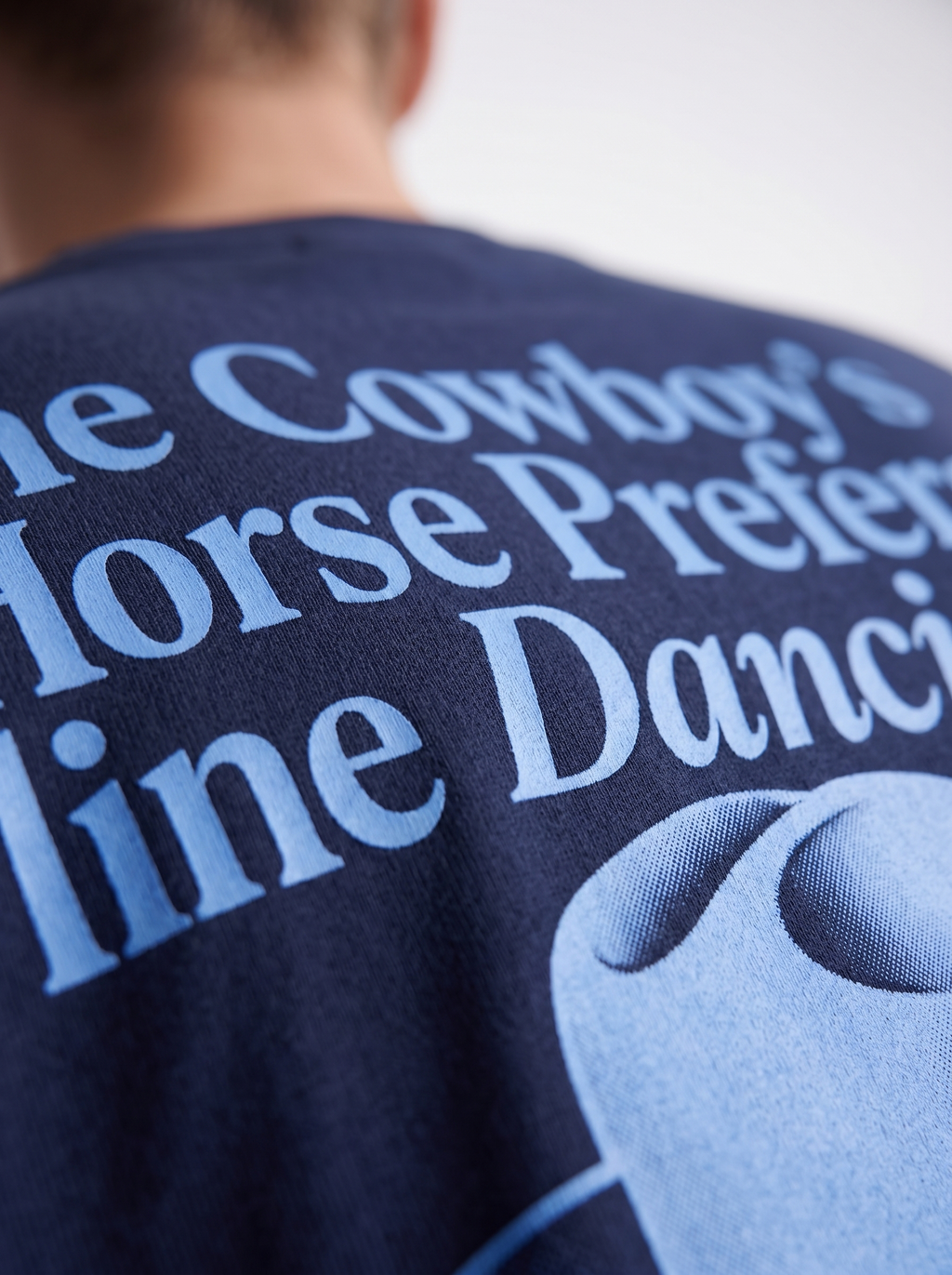 OVERSIZED TEE - Cowboys Horse