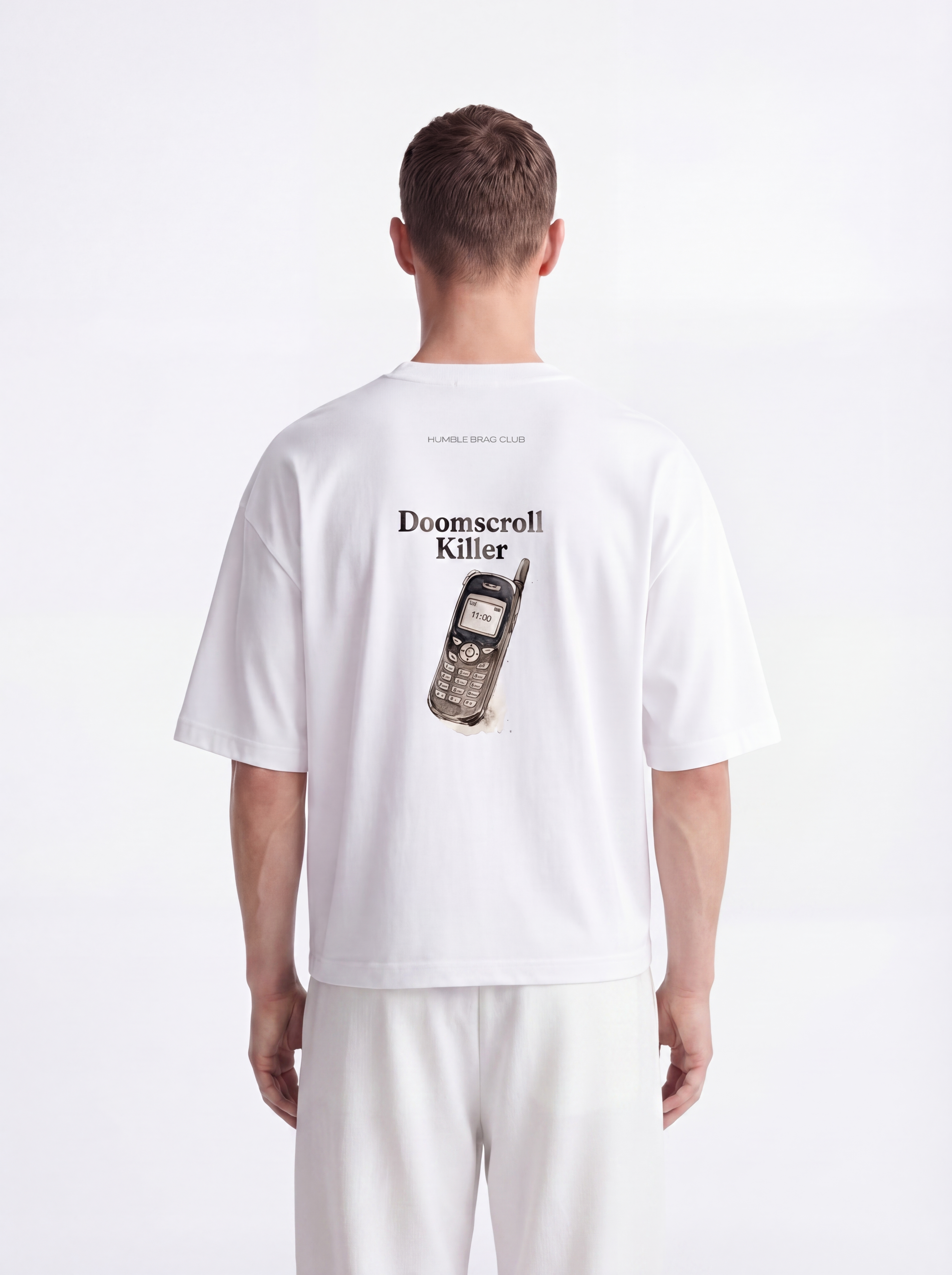 OVERSIZED TEE - Doomscroll killer