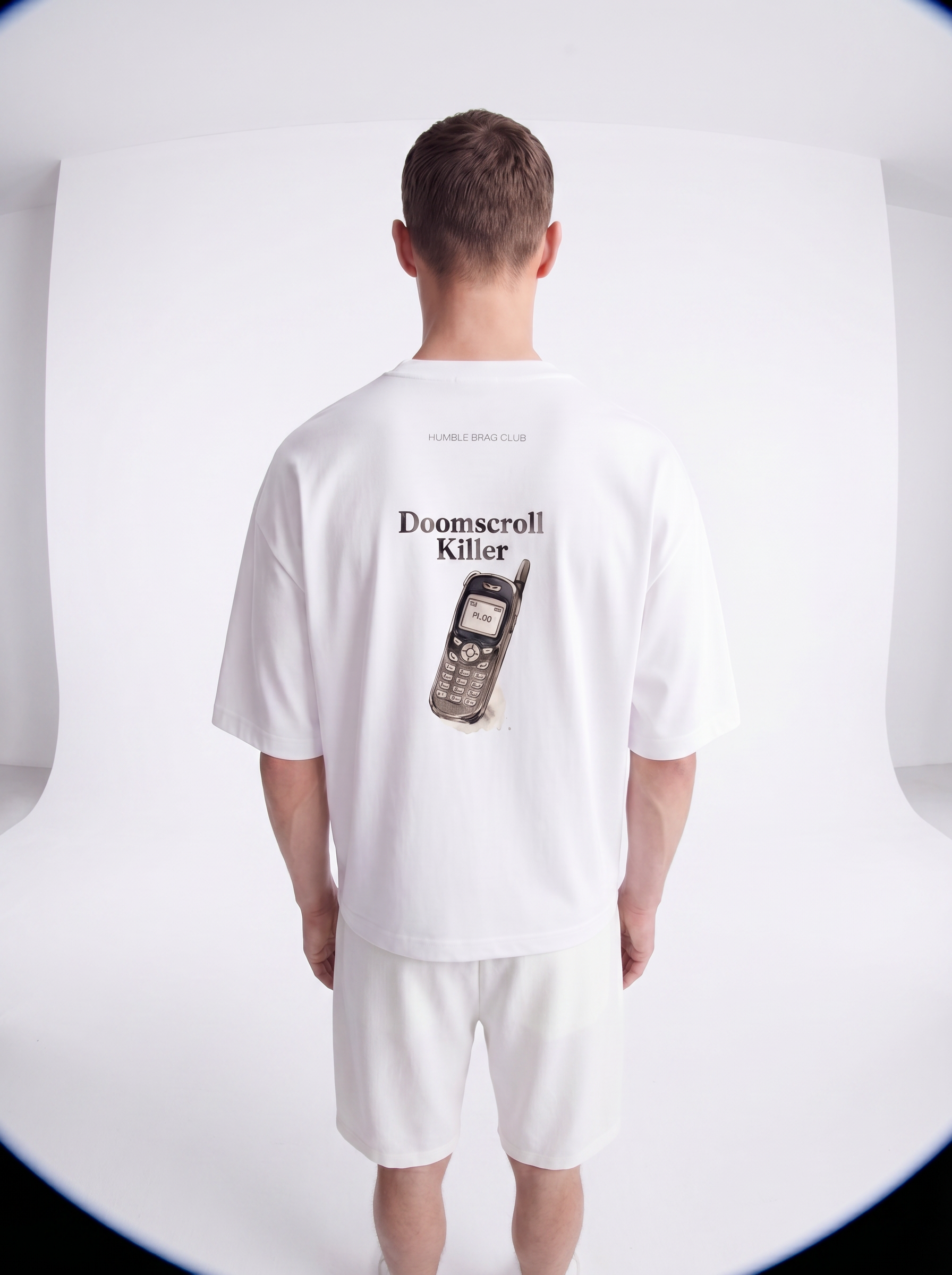 OVERSIZED TEE - Doomscroll killer