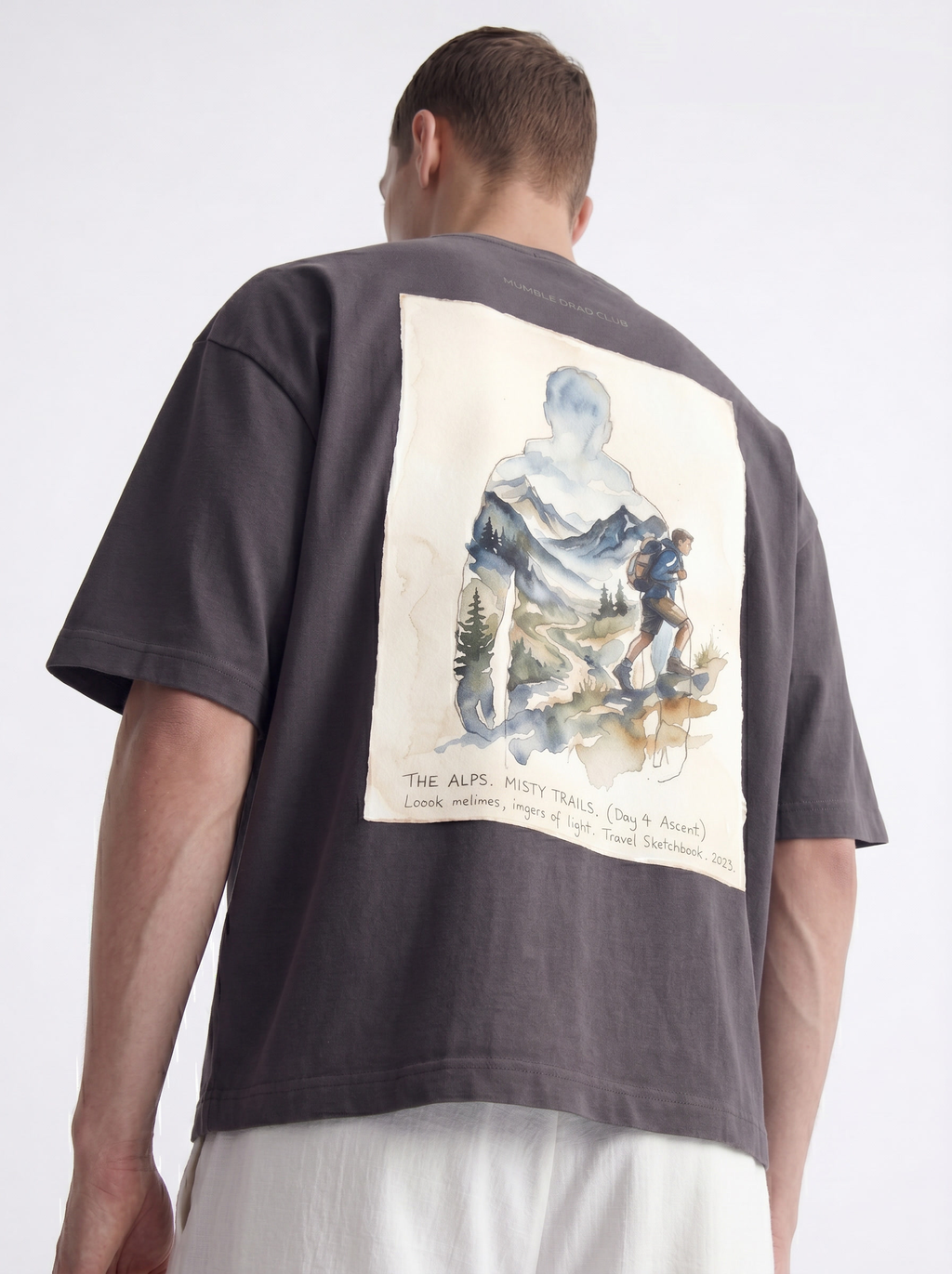 OVERSIZED TEE - Misty Trails