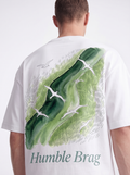 OVERSIZED TEE - Green currents
