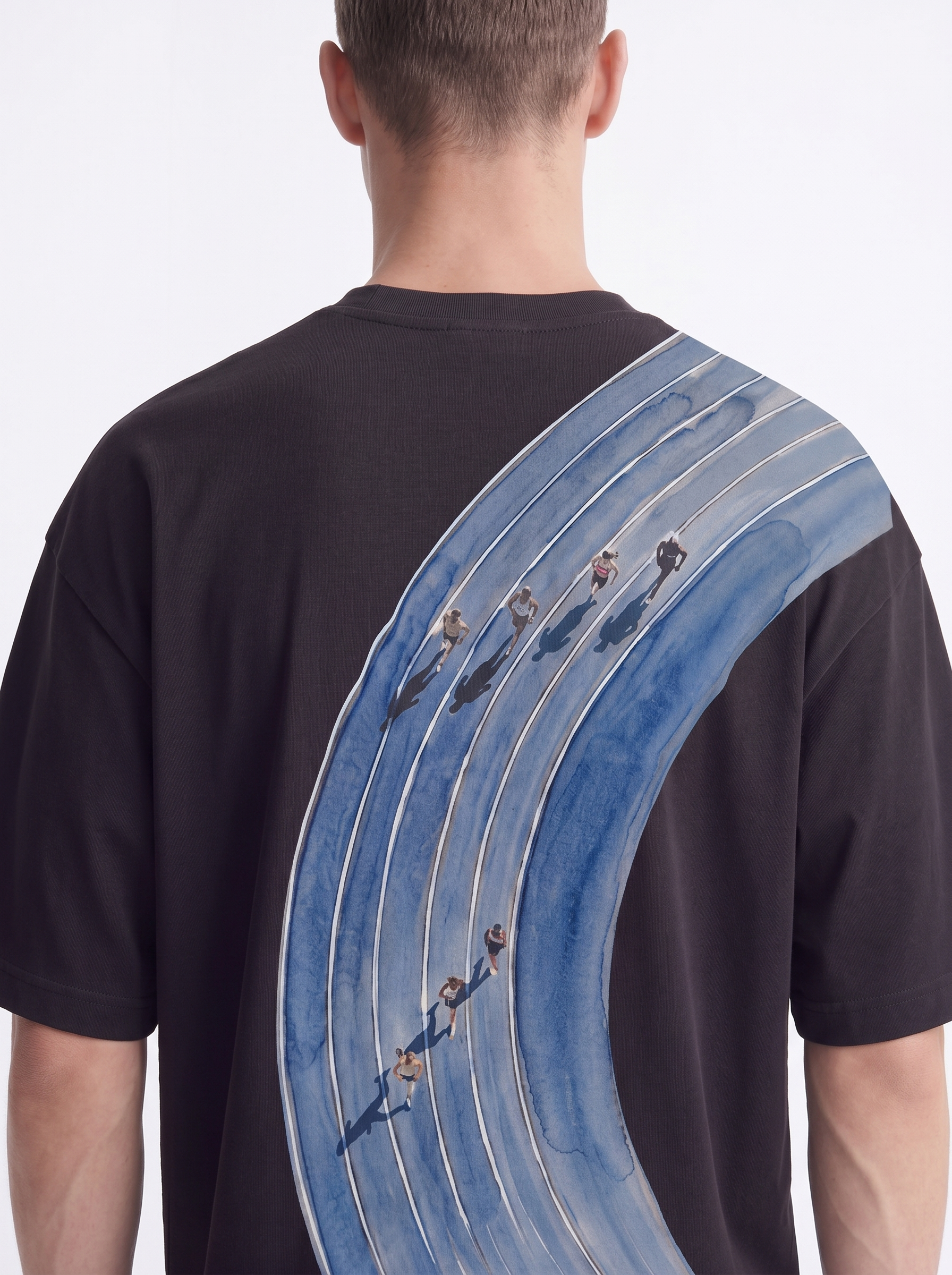 OVERSIZED TEE - Blue Lap