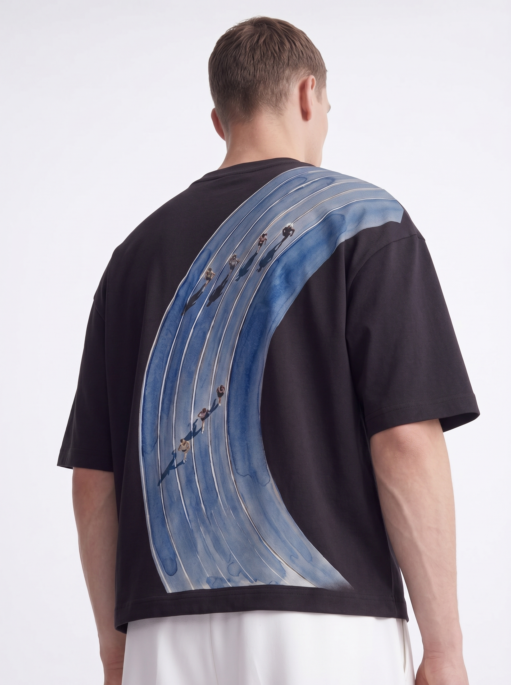 OVERSIZED TEE - Blue Lap