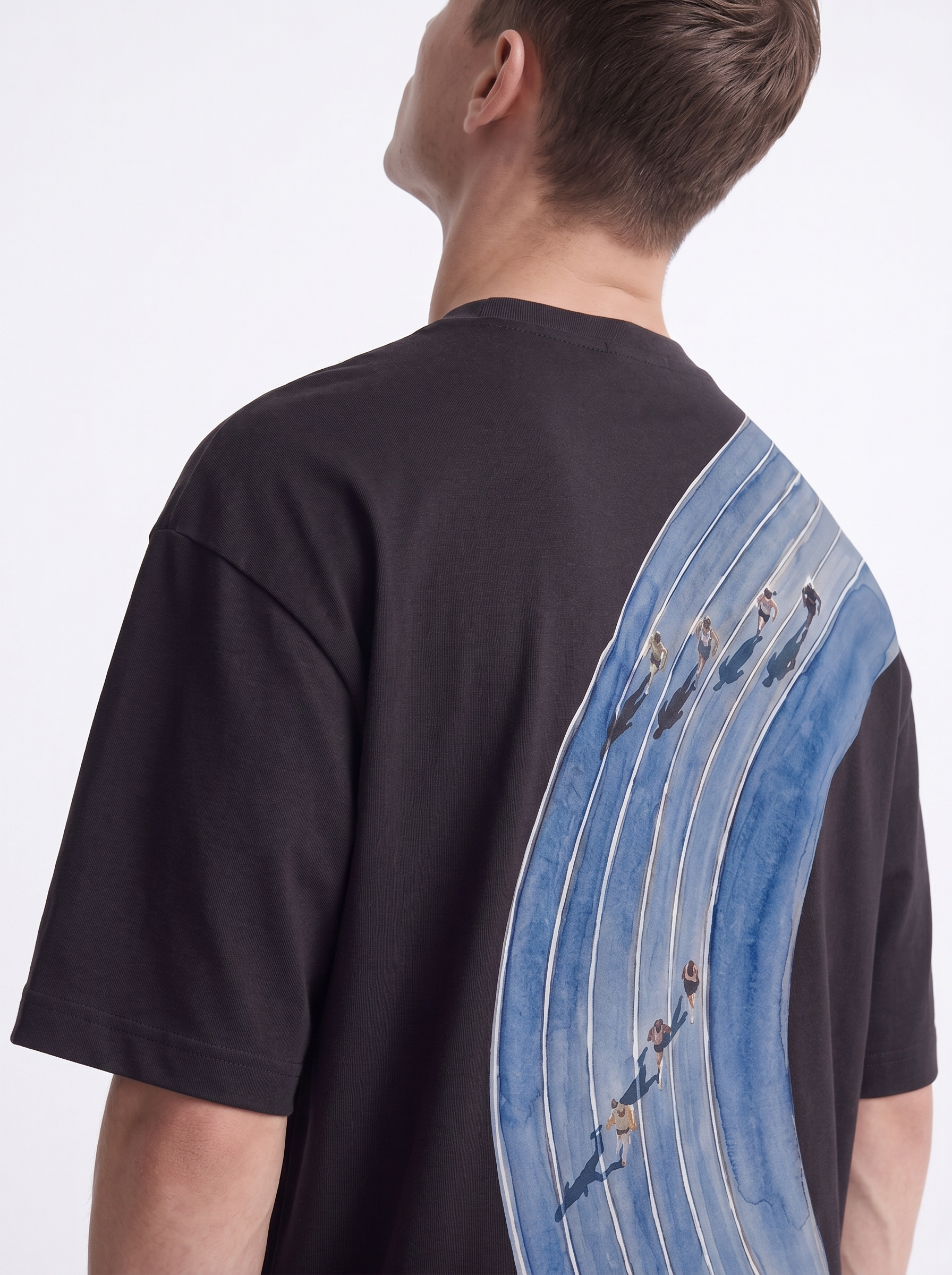 OVERSIZED TEE - Blue Lap