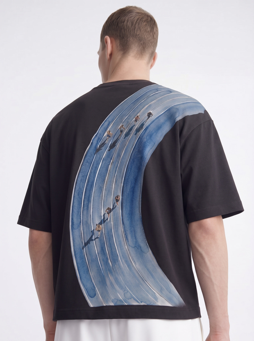 OVERSIZED TEE - Blue Lap