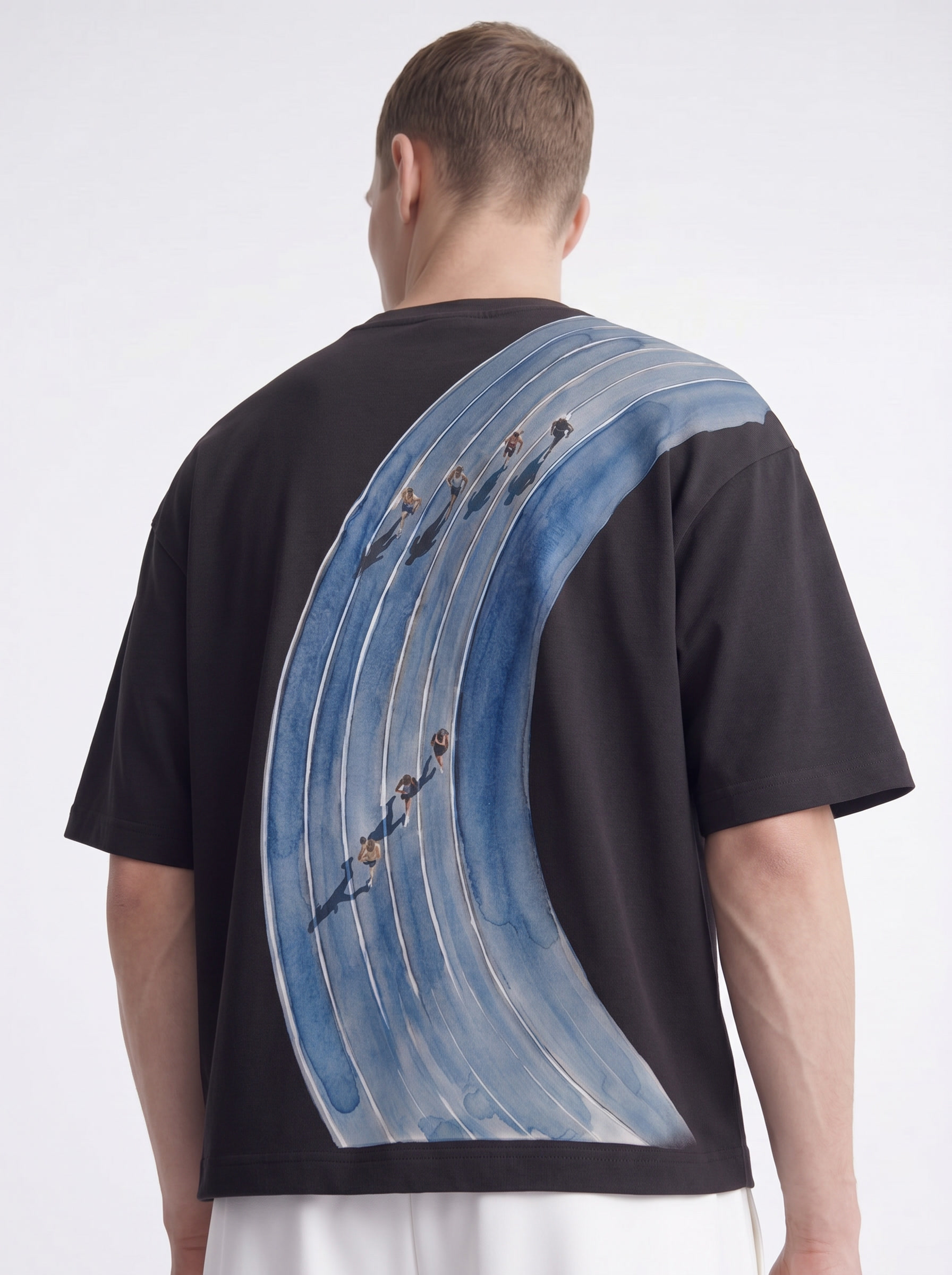 OVERSIZED TEE - Blue Lap