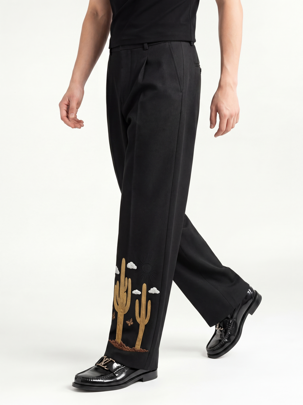TROUSER GARBADINE - Desert Cactus
