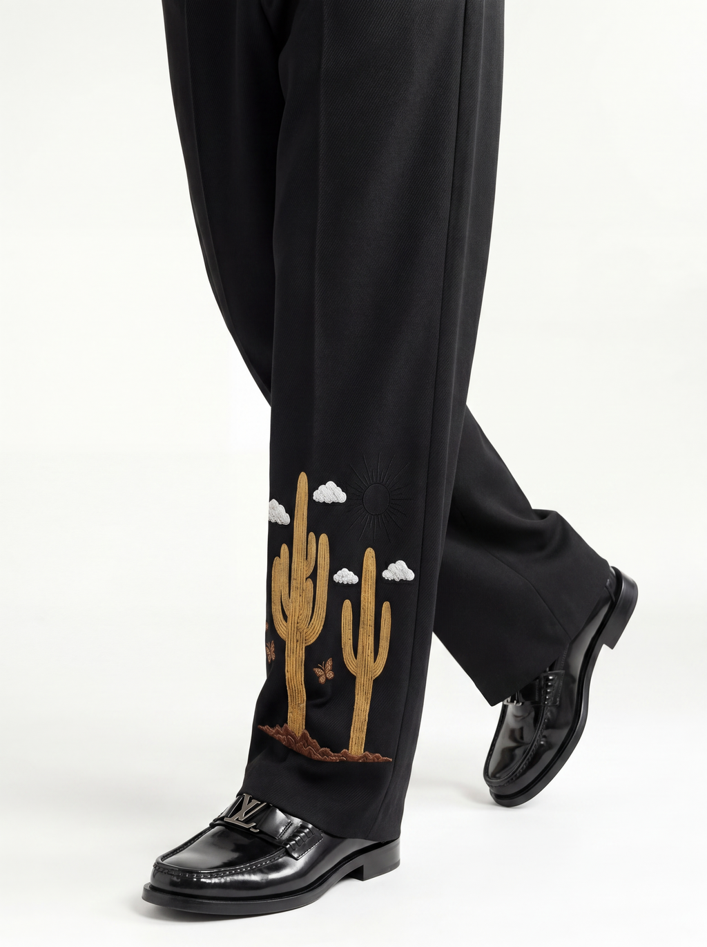 TROUSER GARBADINE - Desert Cactus