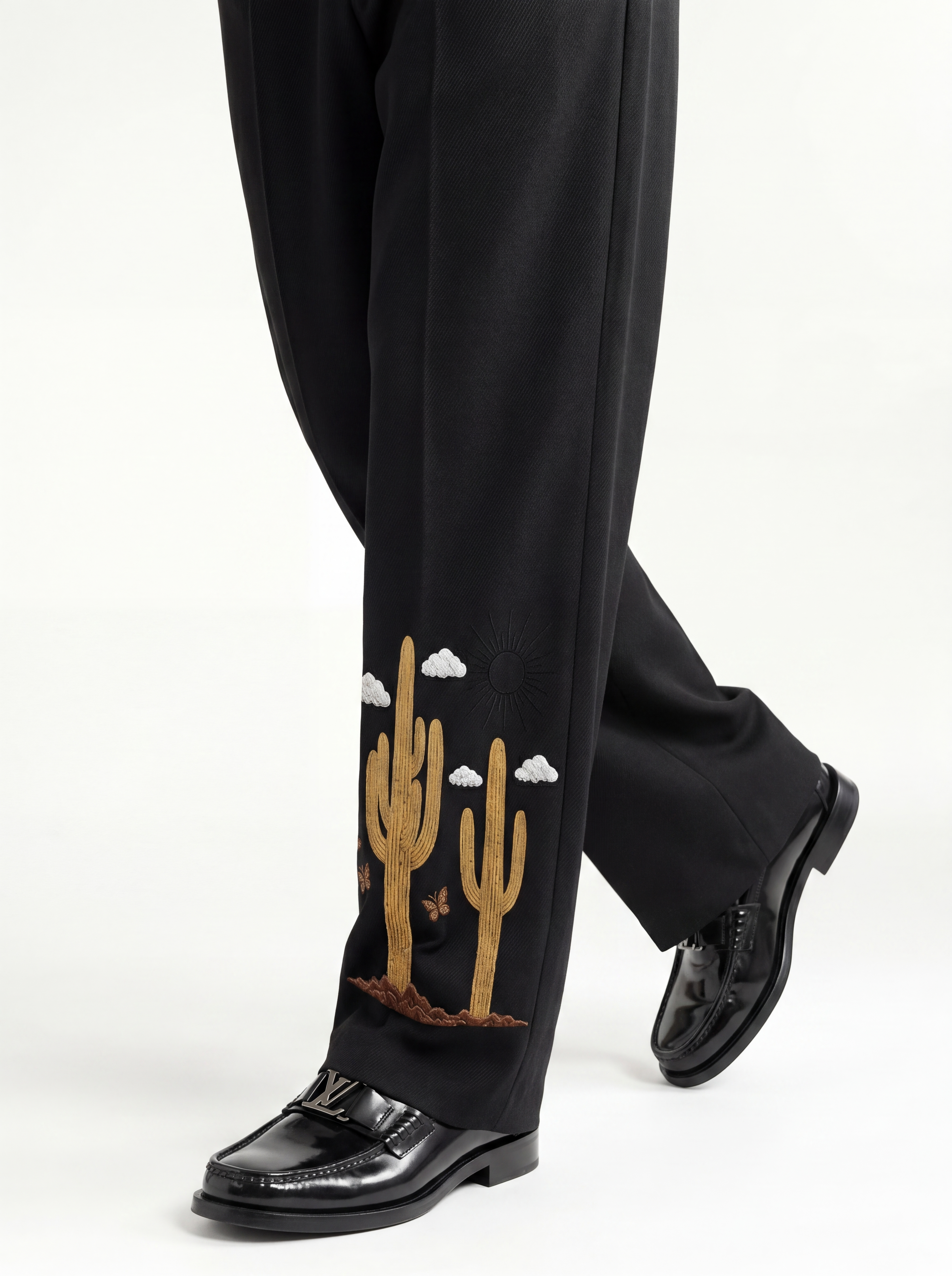 TROUSER GARBADINE - Desert Cactus