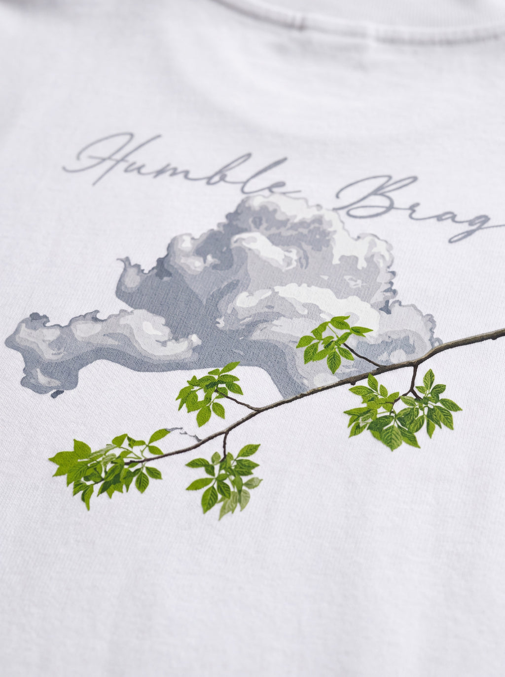 OVERSIZED TEE - Cloud Branch