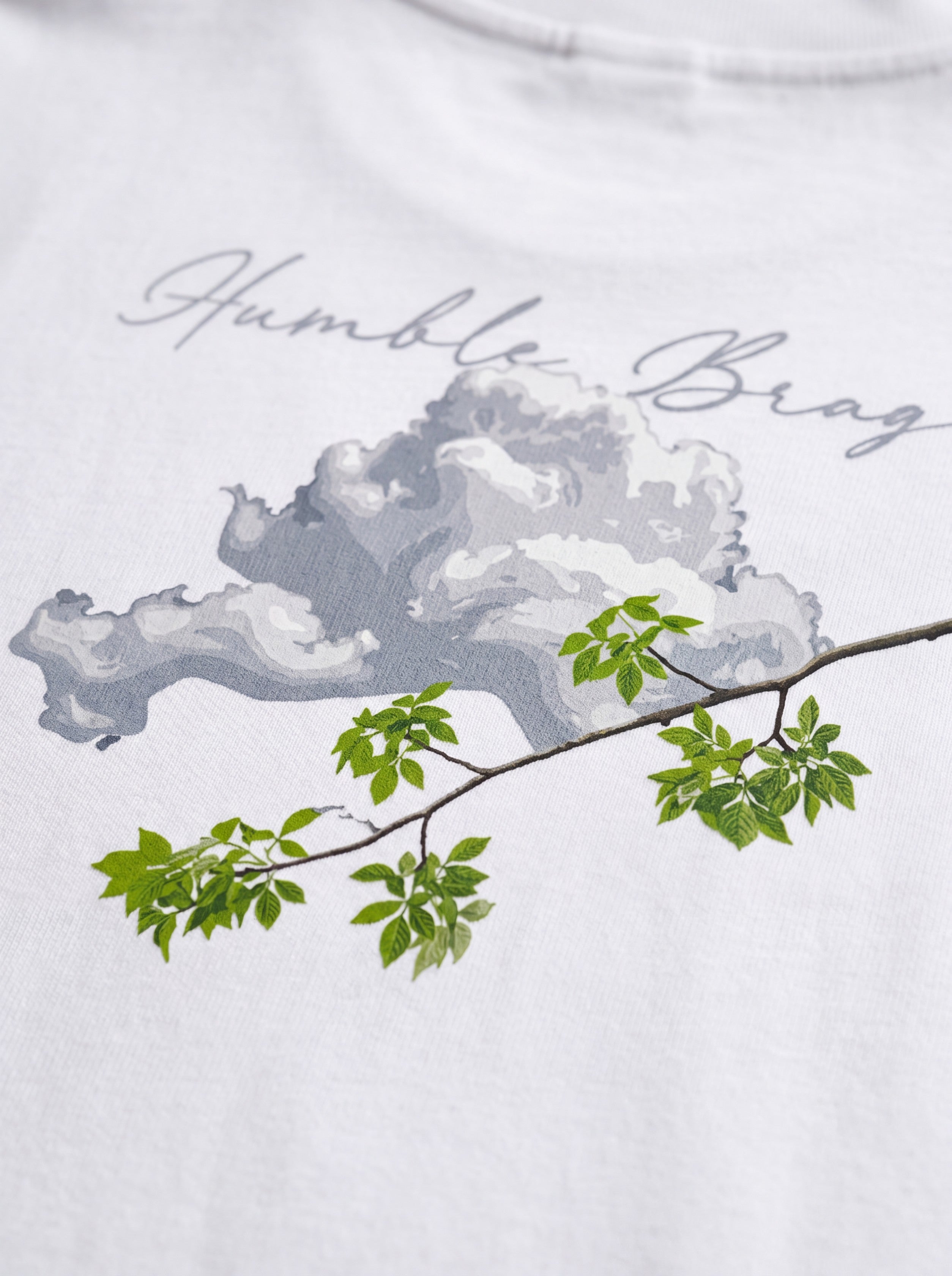 OVERSIZED TEE - Cloud Branch