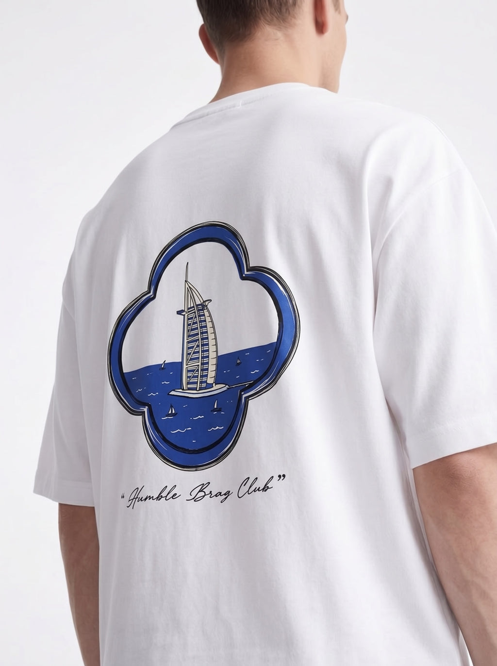 OVERSIZED TEE - Dubai Crest