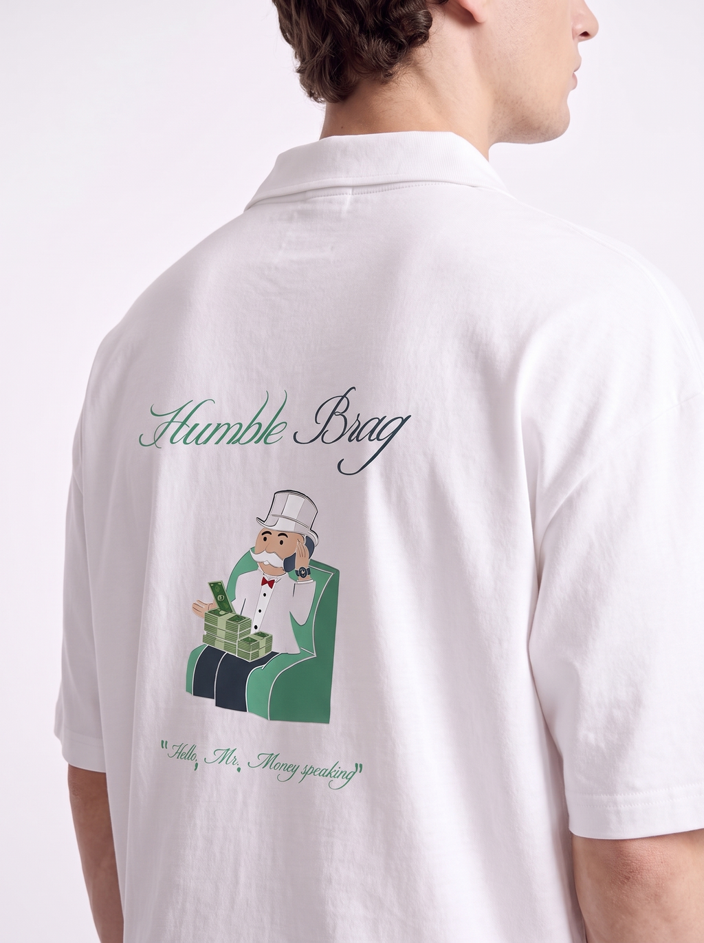 OVERSIZED POLO TEE - Mr. Money Speaking