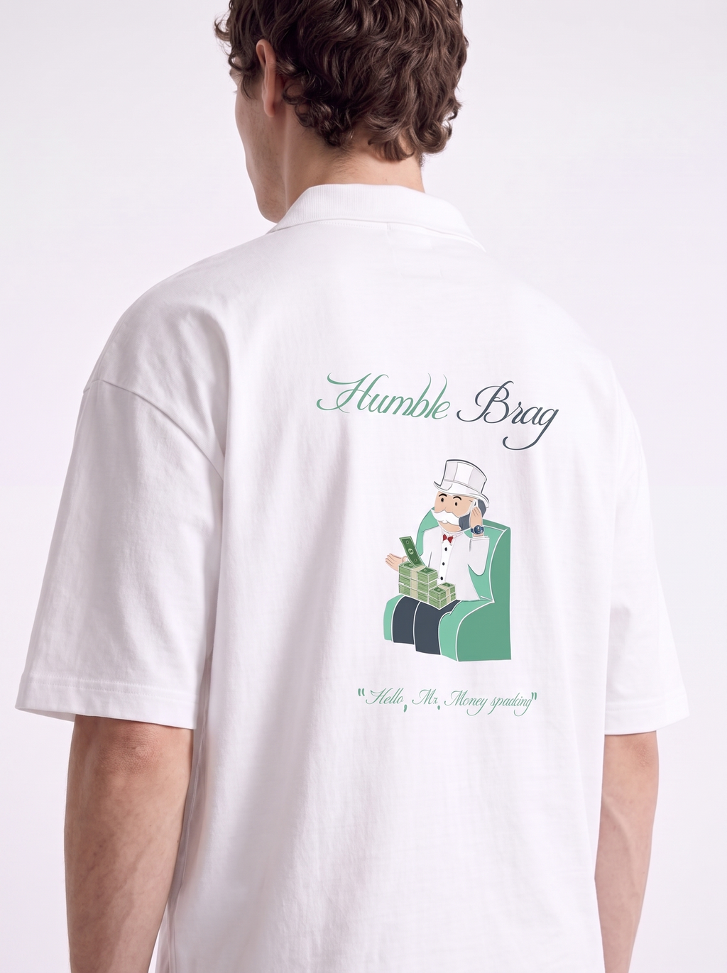 OVERSIZED POLO TEE - Mr. Money Speaking