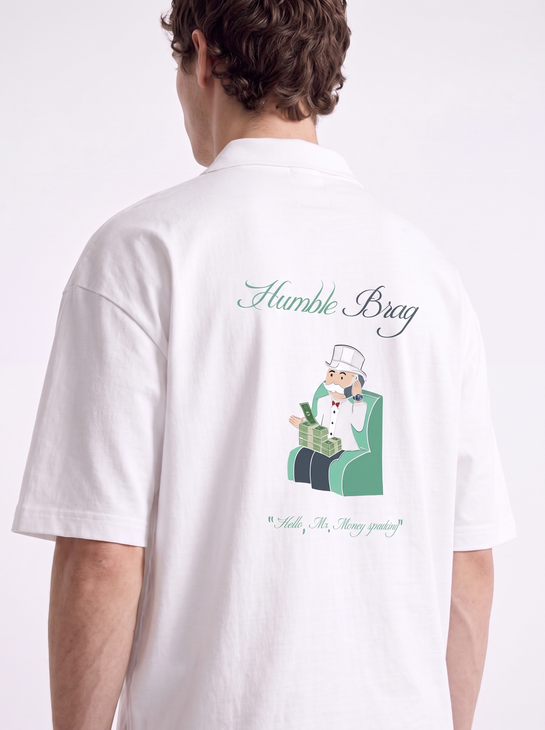 OVERSIZED POLO TEE - Mr. Money Speaking